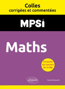 Ebook MATHS MPSI COLLES CORRIGÉES ET COMMENTÉES EBOOK de Casa del Libro