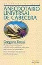 Anecdotario Universal De Cabecera Gregorio Doval El Prado Casa