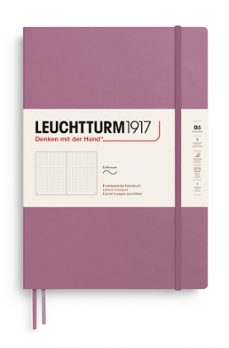 cuaderno leuchtturm1917 b5 tapa blanda rosa empolvado puntos-4004117662850