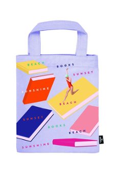 bolsa de tela para libros books & vacation-4033477835260