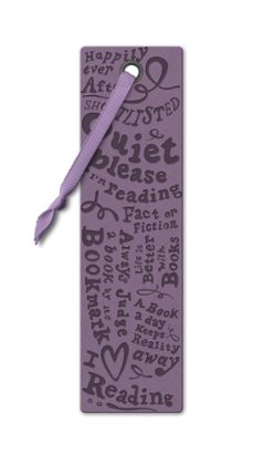 marca página cuero pu  lila modelo silencio por favor catwalk-5035393156060