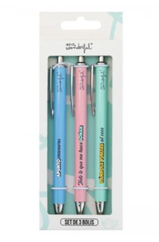 mr. wonderful set de 3 bolis para apuntar alto y cumplir sueños-8445641045560
