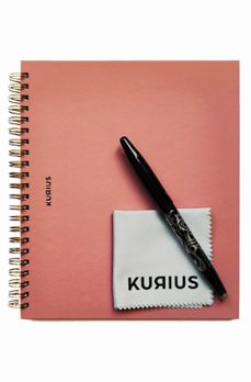 libreta borrable reutilizable kurius - rosa (lisa - boli azul)-2910026704470