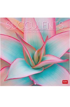 calendario 2026 pared mes vista succulents legami-8052694033170