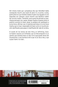 tres segundos con lacan-esthela solano suarez-9788424940010