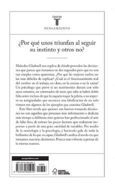 inteligencia intuitiva: ¿por que sabemos la verdad en dos segundo s?-malcolm gladwell-9788430605910