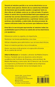correo electronico en una semana: gana una hora al dia optimizand o la gestion de tu e-mail-alberto benbunan-9788498751710