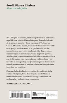 siete dias de julio-jordi sierra i fabra-9788499087610