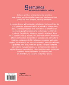 siéntete radiante en 8 semanas-pilar benitez-9788425355820