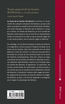 teoria general de las fuentes del derecho (y del orden juridico)-josep aguilo regla-9788434470620
