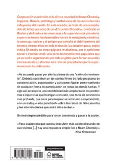 cooperación o extincion-noam chomsky-9788466667920