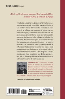 decir casi lo mismo-umberto eco-9788483468920