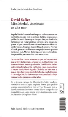 miss merkel. asesinato en alta mar-david safier-9788432244230