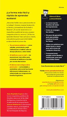 euskera para dummies-jean baptiste coyos-jasone salaberria-9788432900730