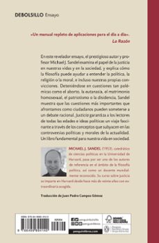 justicia ¿hacemos lo que debemos?-michael j. sandel-9788499894140