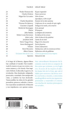 contra la ignorancia de las mujeres-juana ines de la cruz-9788430625550