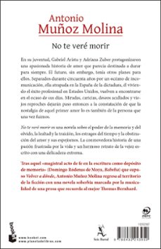 no te vere morir-antonio muñoz molina-9788432243950