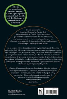 fuentes del yo-charles taylor-9788449343650