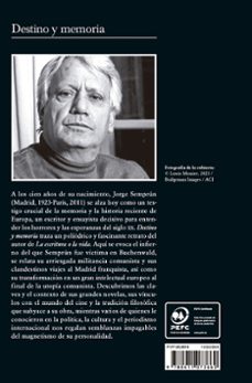 destino y memoria. cien años de jorge semprun-mayka lahoz-9788411073660