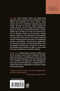 no callar-javier cercas-9788411074360