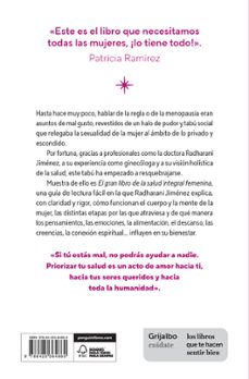 el gran libro de la salud integral femenina-radharani jimenez-9788425364860
