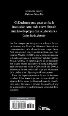 sobre el arte contemporaneo / en la habana-cesar aira-9788439736660