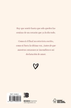 antes de que nuestros corazones se incendien-valentina romanetti-9788417809270