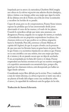 la ultima migracion-charlotte mcconaghy-9788419346070