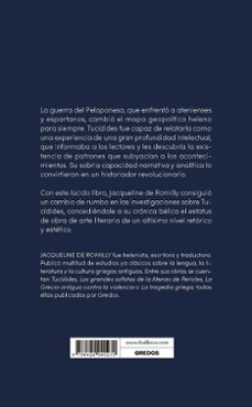 tucídides-jacqueline de romilly-9788424940270