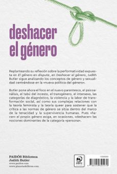 deshacer el genero-judith butler-9788449345470