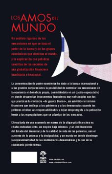(pe) los amos del mundo-juan torres-vincenç navarro-9788467008470