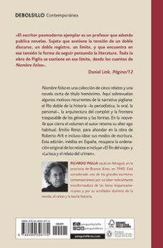 nombre falso-ricardo piglia-9788490326770