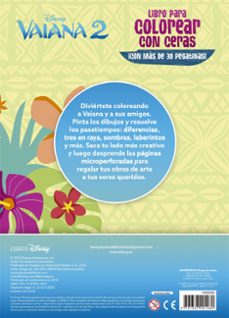 vaiana 2. libro para colorear con ceras-9791387901080