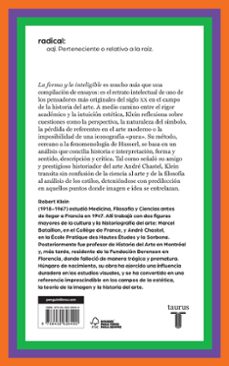 la forma y lo inteligible-robert klein-9788430628490