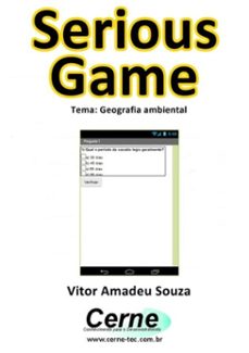 serious game tema: geografia ambiental (ebook)-vitor amadeu souza-3410002260000