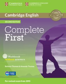 complete first  workbook without answers with audio cd 2nd edition (solo portugal)-9781107652200