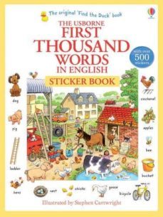 first thousand words in english sticker-heather amery-9781409570400