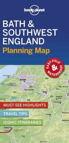 lonely planet bath & southwest england planning map 1 2019-9781788685900