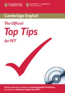 official top tips for pet paperback with cd-rom-9781906438500