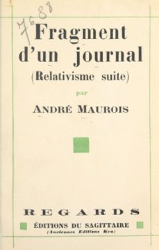 fragment d'un journal, aout-septembre 1930 (ebook)-andre maurois-9782706276200