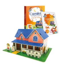 cuentos para imaginar y construir 3d - casa de campo-9788410133600
