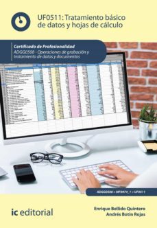 tratamiento basico de datos y hojas de calculo. adgg0508 (ebook)-enrique bellido quintero-andrés botín rojas-9788411032100