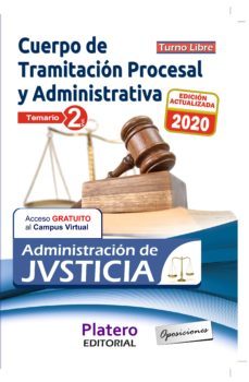 tramitacion procesal y administrativa. administracion justicia tu rno libre  temario volumen ii-9788412104400