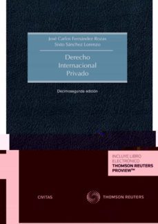 civitas: derecho internacional privado-jose carlos fernandez rozas-9788413907000