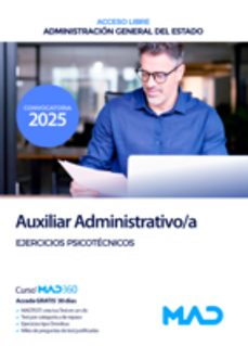 auxiliar administrativo/a (acceso libre) de la administracion general del estado. ejercicios psicotecnicos-9788414298800