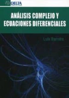 analisis complejo y ecuaciones diferenciales-luis barreira-9788415581000