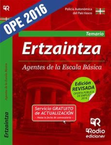 ertzaintza. agentes de la escala basica. temario-9788416266500