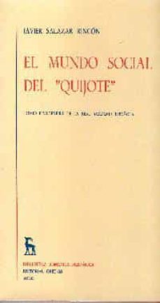 el mundo social del  quijote-javier salazar rincon-9788424910600