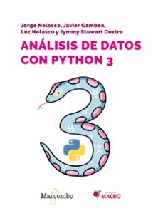 analisis de datos con python 3-javier gamboa cruzado-9788426737700