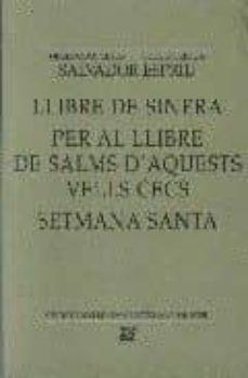 llibre de sinera per al llibre de salms d'aquests vells cecs setmana santa-9788429759600